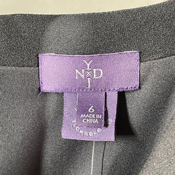 NEW NYDJ Dress Womens 6 black pencil sheath classic cocktail preppy - Picture 4 of 10